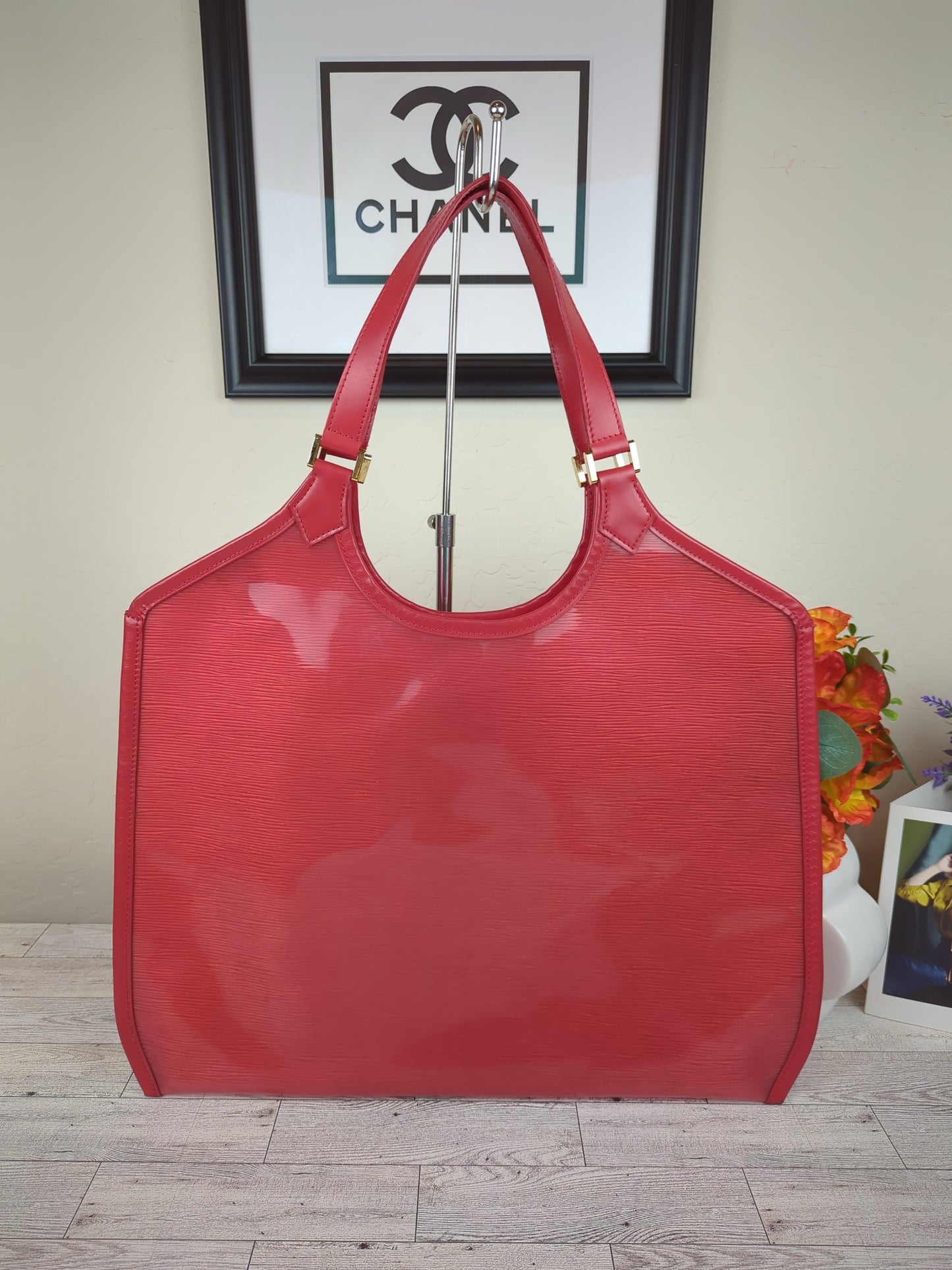 Louis Vuitton Epi Plage Baia Beach Grenadine Red