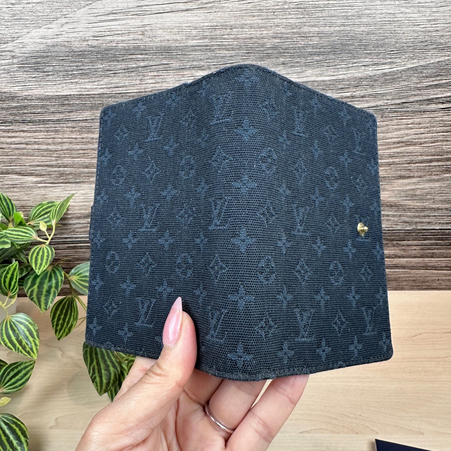 Louis Vuitton Mini Lin Agenda PM Navy Blue