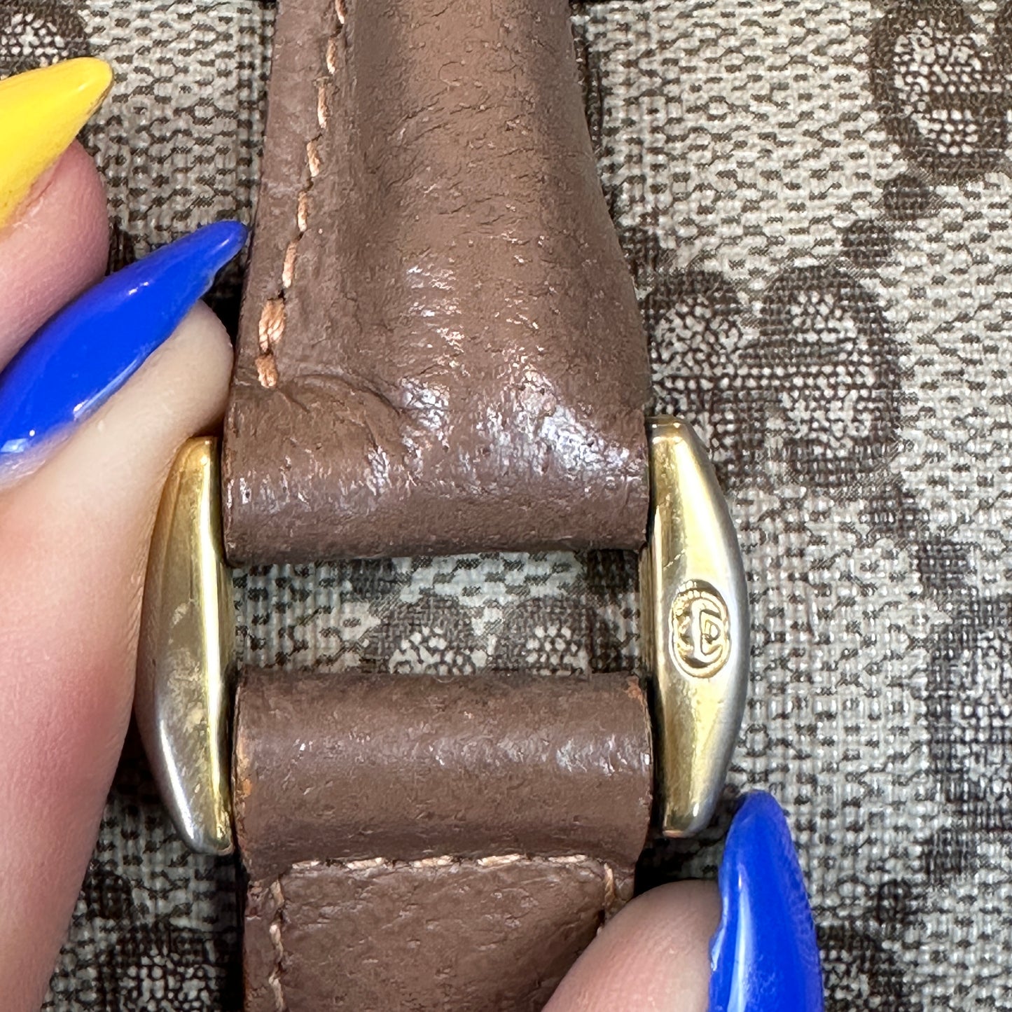 Gucci Vintage GG Boston Bag