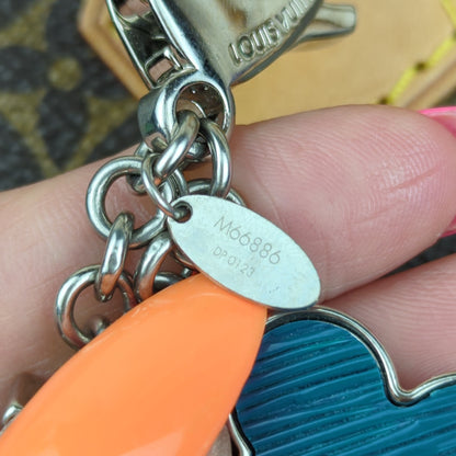 Cyan Fleur D'Epi Bag Charm