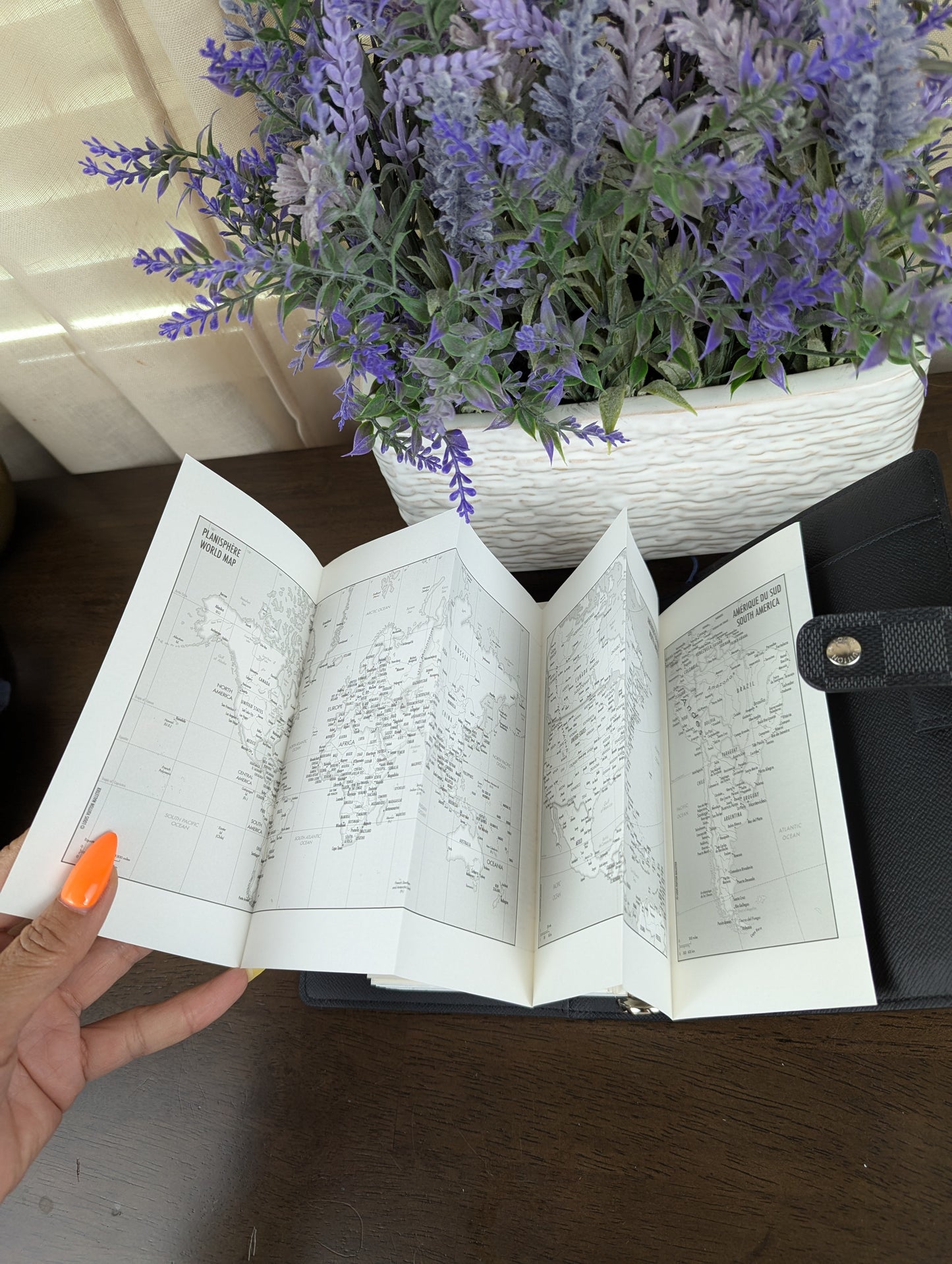 Damier Graphite Medium Ring Agenda