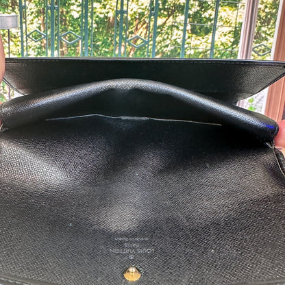 Louis Vuitton Black Epi Porte Tresor International Wallet
