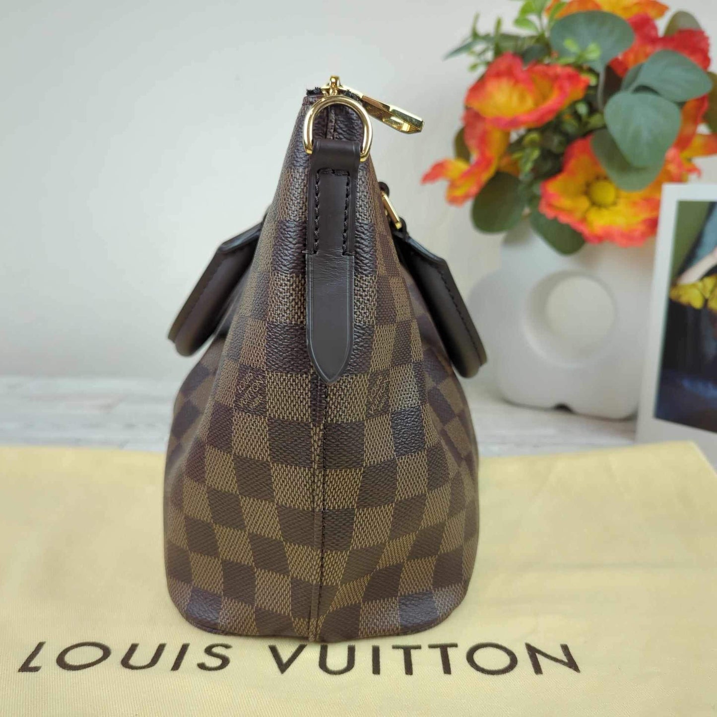 Louis Vuitton Damier Siena PM Two Way Crossbody Bag