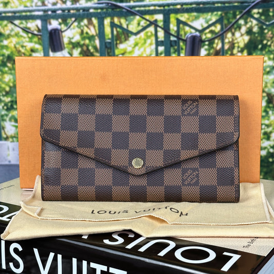 Louis Vuitton Damier Sarah Wallet Rose Ballerine