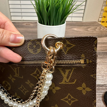 Louis Vuitton Randonnee Pouch Converted to Crossbody Clutch