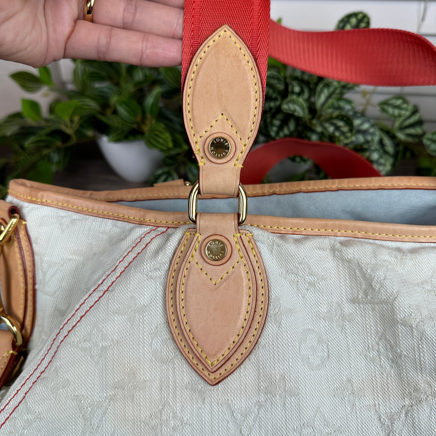 Louis Vuitton Limited Edition Blue Denim Sunlight Bag
