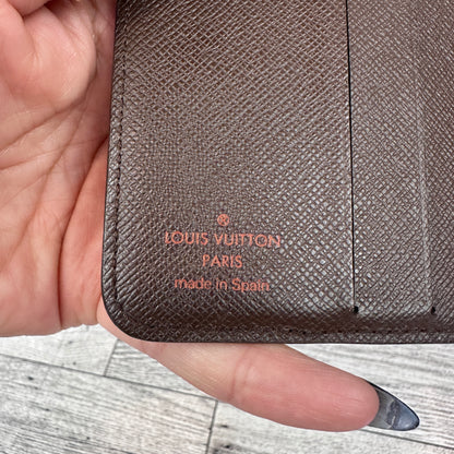 Louis Vuitton Damier Ebene Compact Bifold Zip Wallet