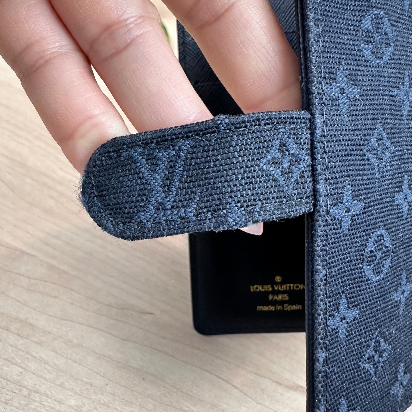 Louis Vuitton Mini Lin Agenda PM Navy Blue