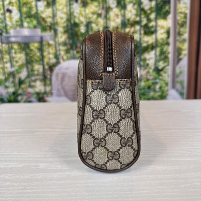 Gucci Vintage GG Web Sherry Line Clutch Bag