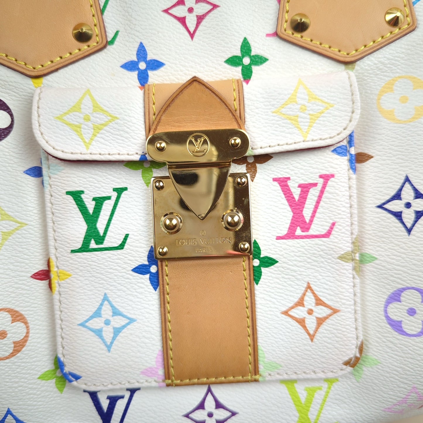 Louis Vuitton Murakami White Multicolor Monogram Speedy 30