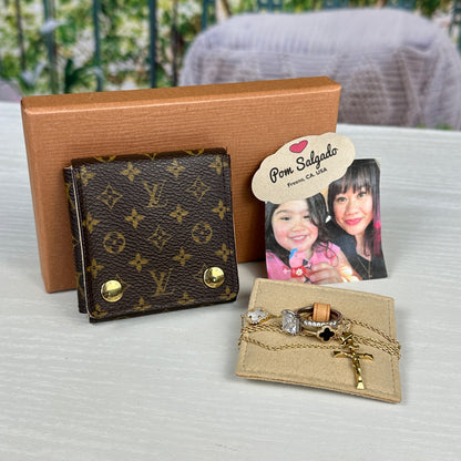 Monogram Travel Jewelry Case