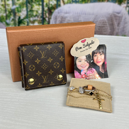 Monogram Travel Jewelry Case