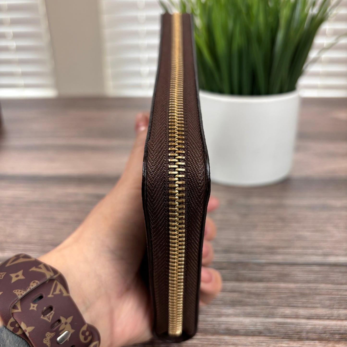 Louis Vuitton XL Zippy Organizer Damier Ebene