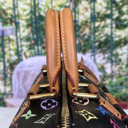 Louis Vuitton Murakami Black Multicolor Speedy 30