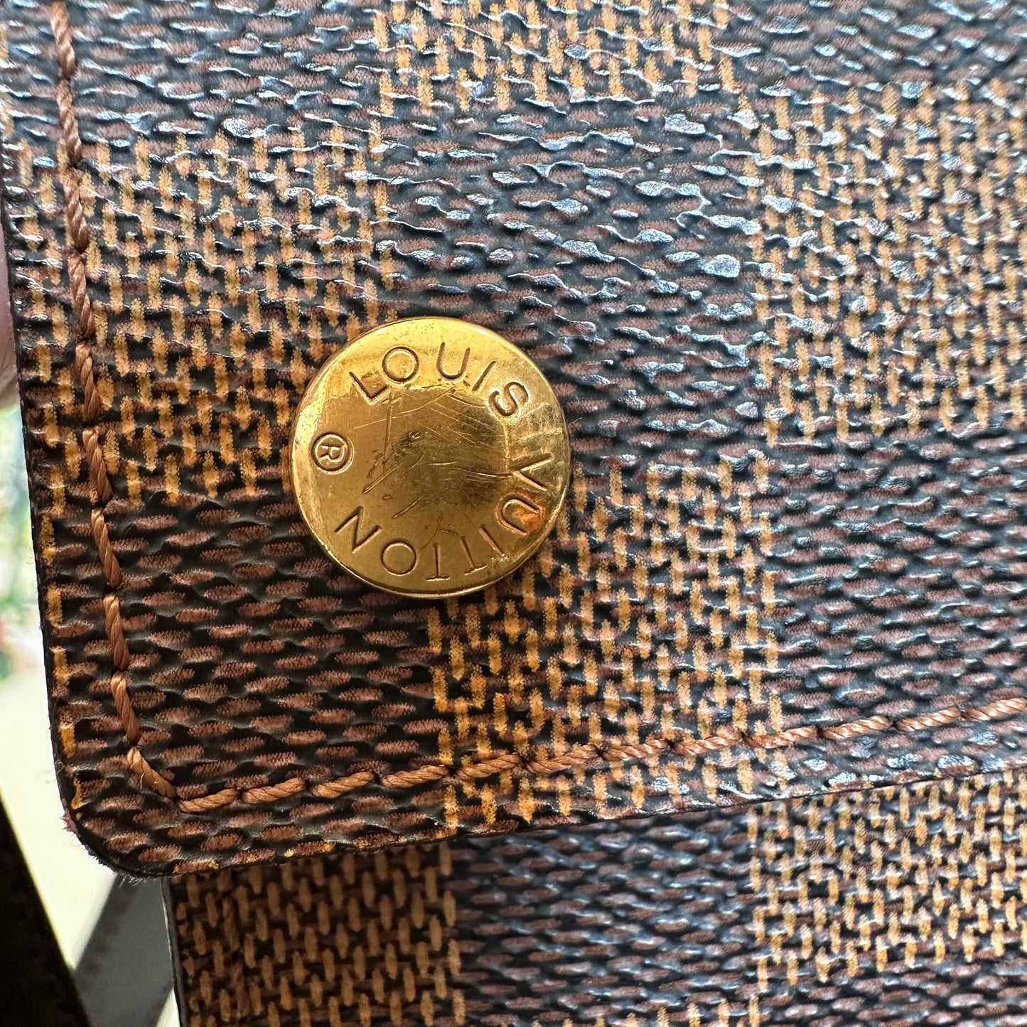 Louis Vuitton Damier Ebene Portobello Travel Shoulder Bag