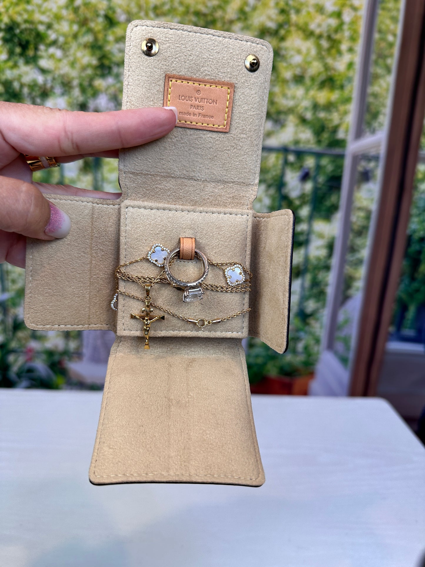 Monogram Travel Jewelry Case