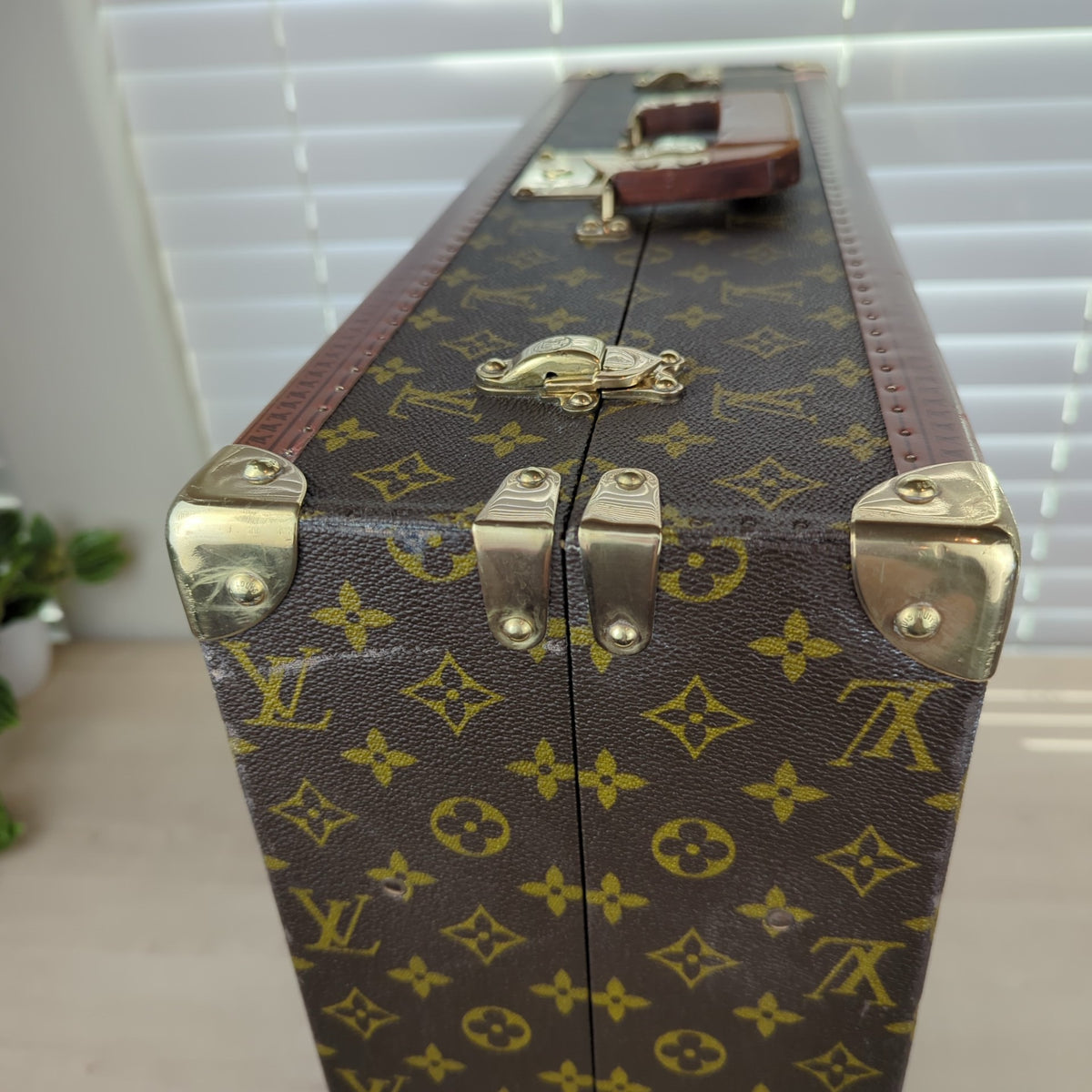Louis Vuitton Vintage 1960 Monogram Bisten 60 Trunk