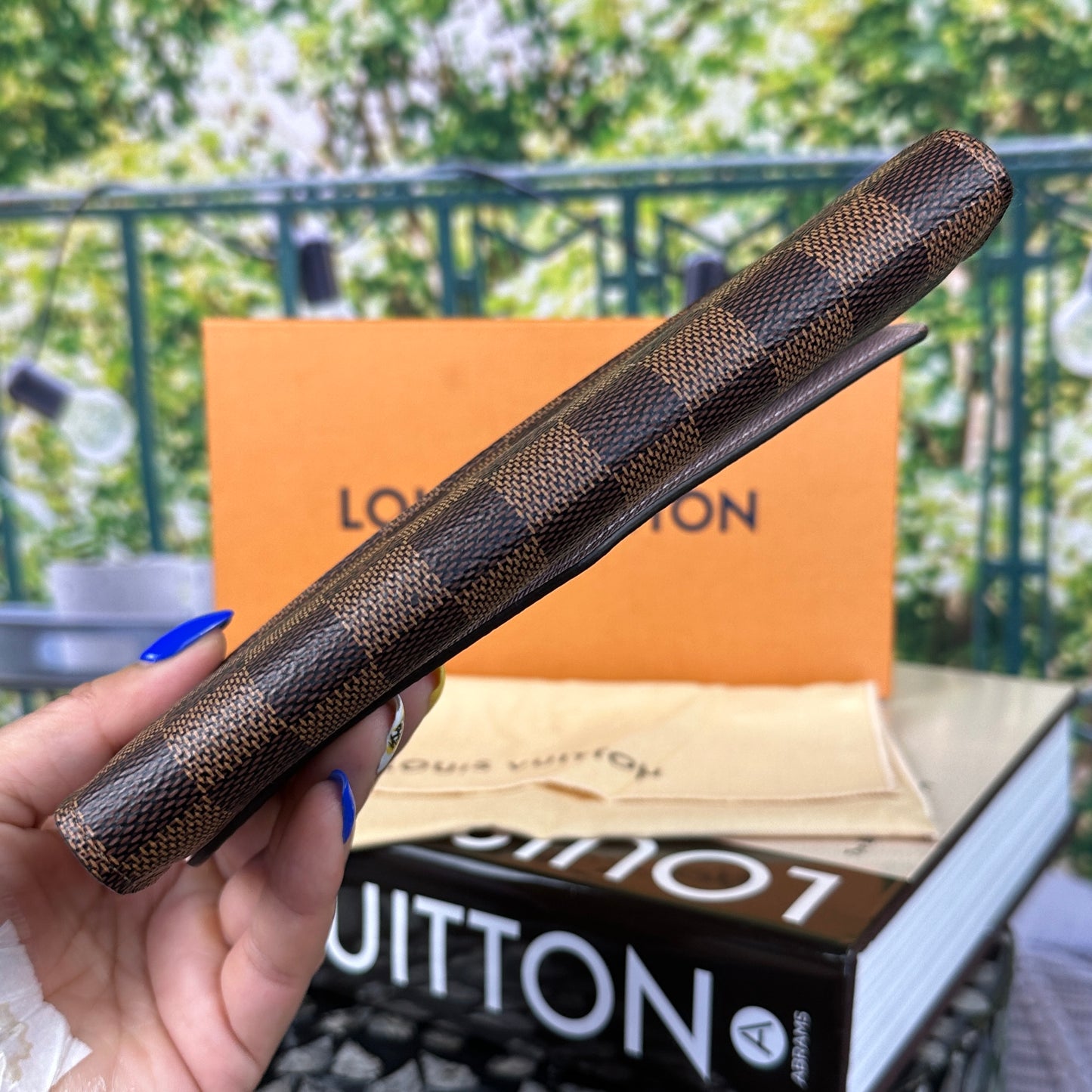 Louis Vuitton Damier Sarah Wallet Rose Ballerine