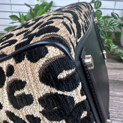 Louis Vuitton Limited Edition Stephen Sprouse Jacquard Velvet Leopard Print Speedy