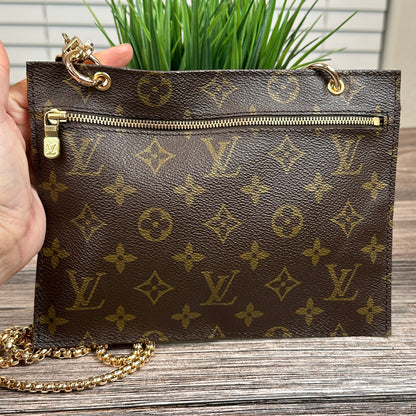 Louis Vuitton Randonnee Pouch Converted to Crossbody Clutch