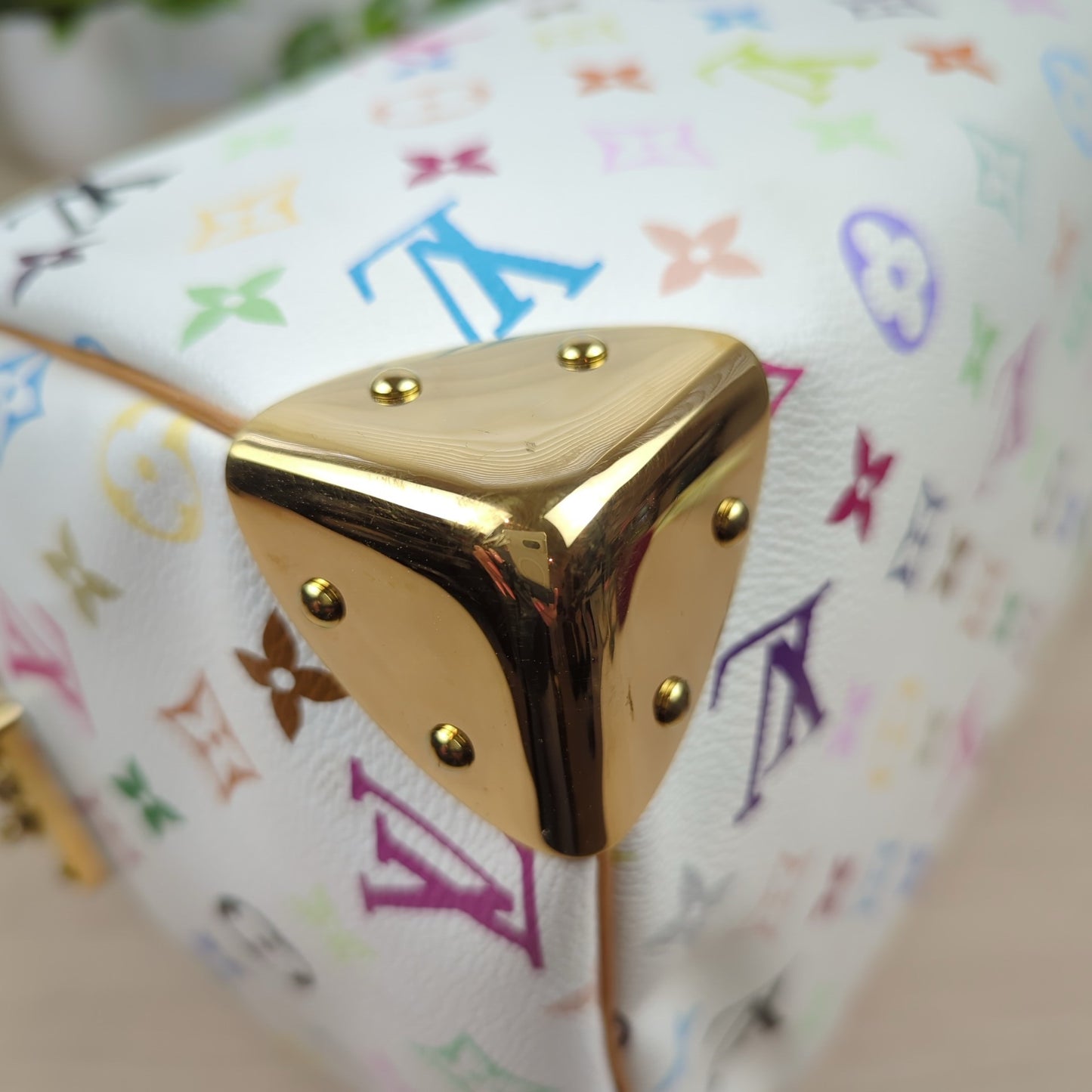 Louis Vuitton Murakami White Multicolor Monogram Speedy 30