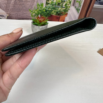 Louis Vuitton Dark Green Taiga Checkbook Wallet