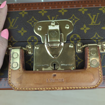 Louis Vuitton Vintage 1960 Monogram Bisten 60 Trunk
