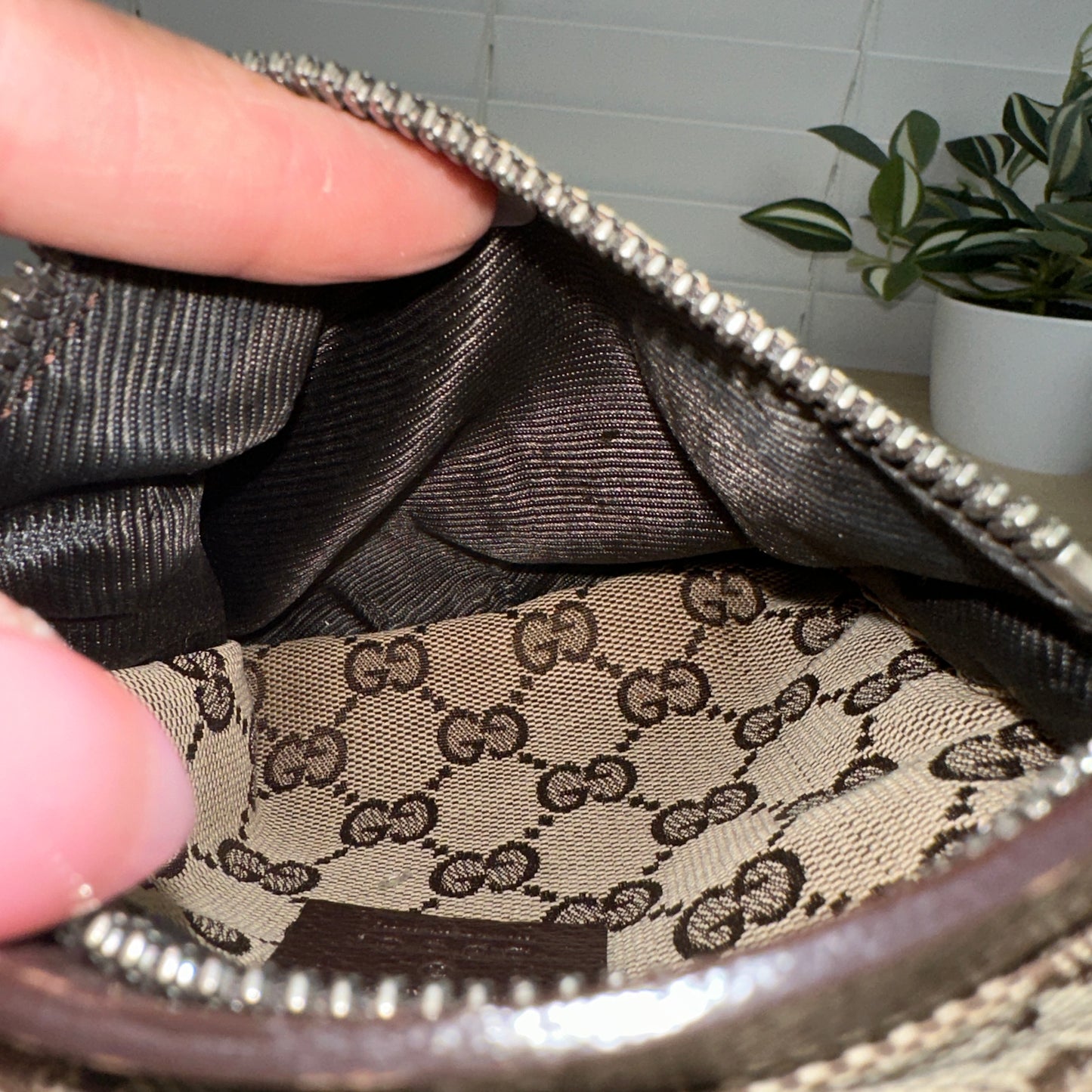 Gucci GG Original Canvas Belt Bag Dark brown