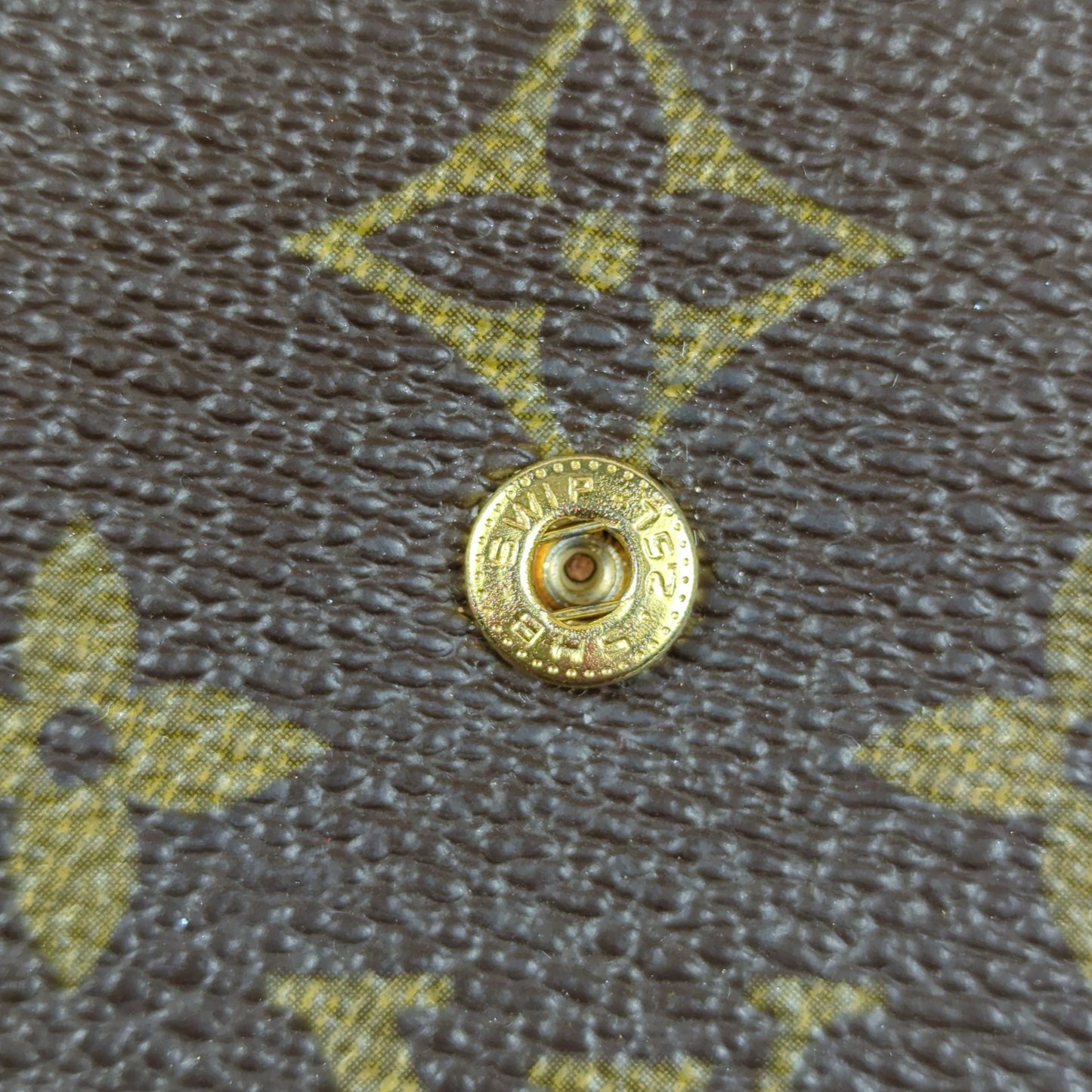 Elise Monogram Tri-Fold Wallet