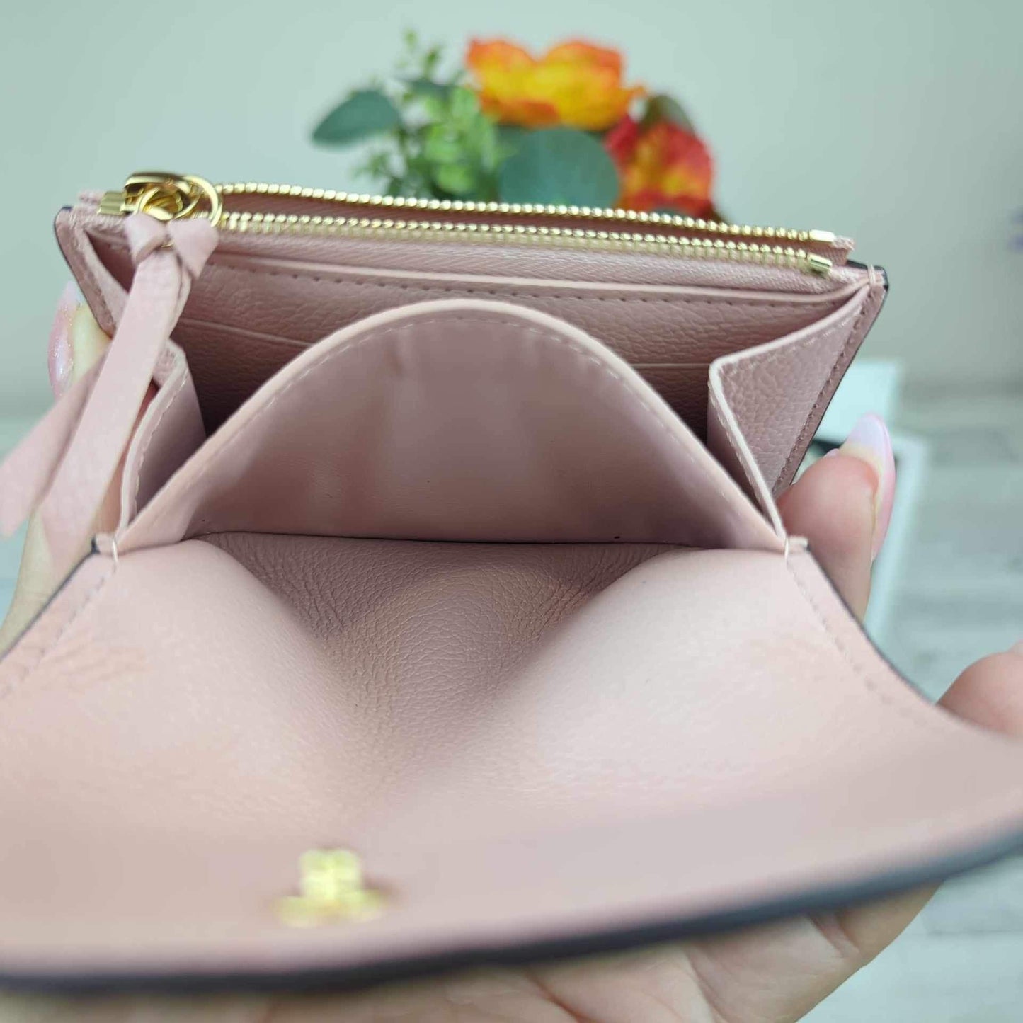 Louis Vuitton Empriente Leather Rosalie Coin Wallet