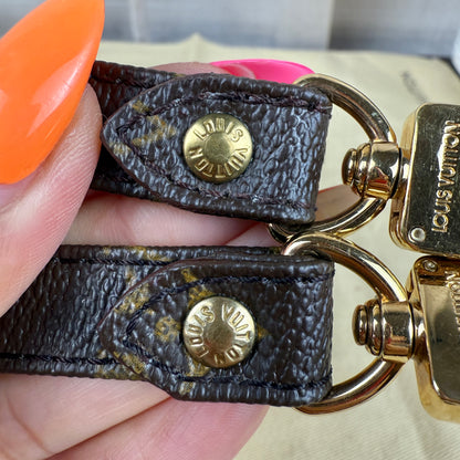 Monogram Canvas Shoulder Strap with Comfort Pad