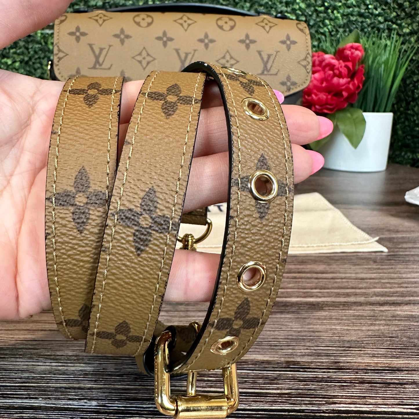 Louis Vuitton Reverse Monogram Pochette Metis