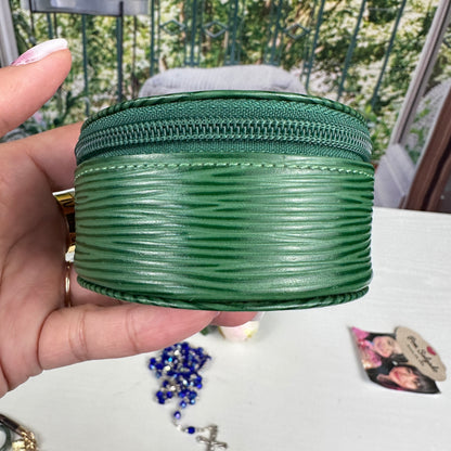 Louis Vuitton Jewelry Hard Case in Green Epi Leather