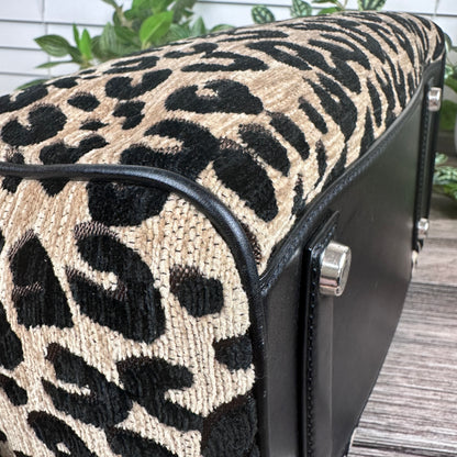 Louis Vuitton Limited Edition Stephen Sprouse Jacquard Velvet Leopard Print Speedy