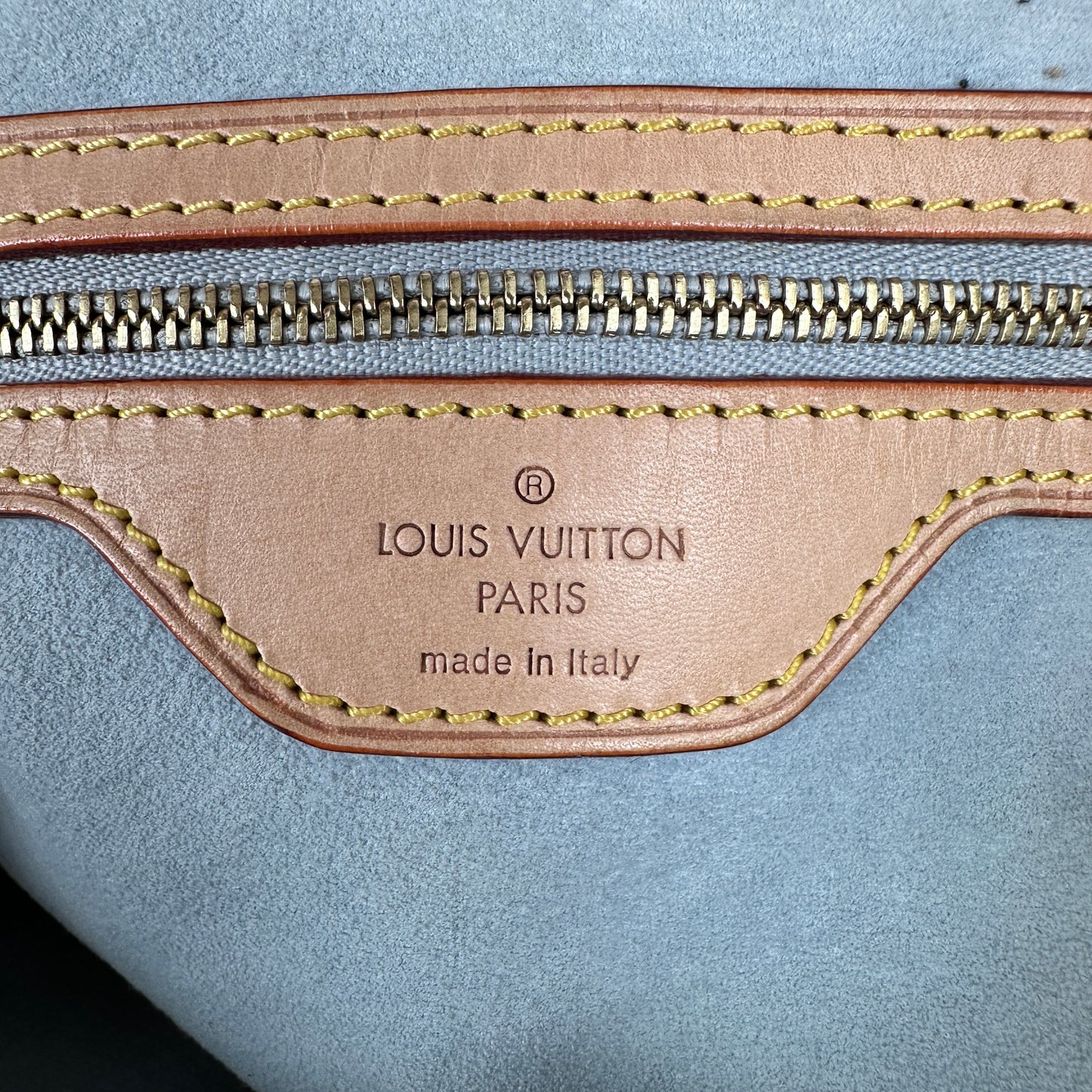 Louis Vuitton Limited Edition Blue Denim Sunlight Bag