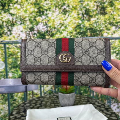 Gucci Ophidia GG Continental Wallet