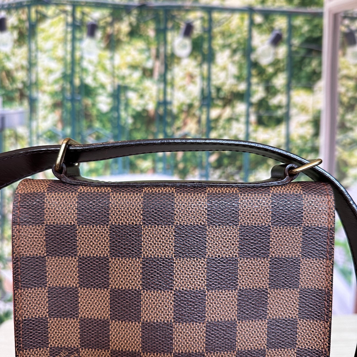 Louis Vuitton Damier Ebene Portobello Travel Shoulder Bag