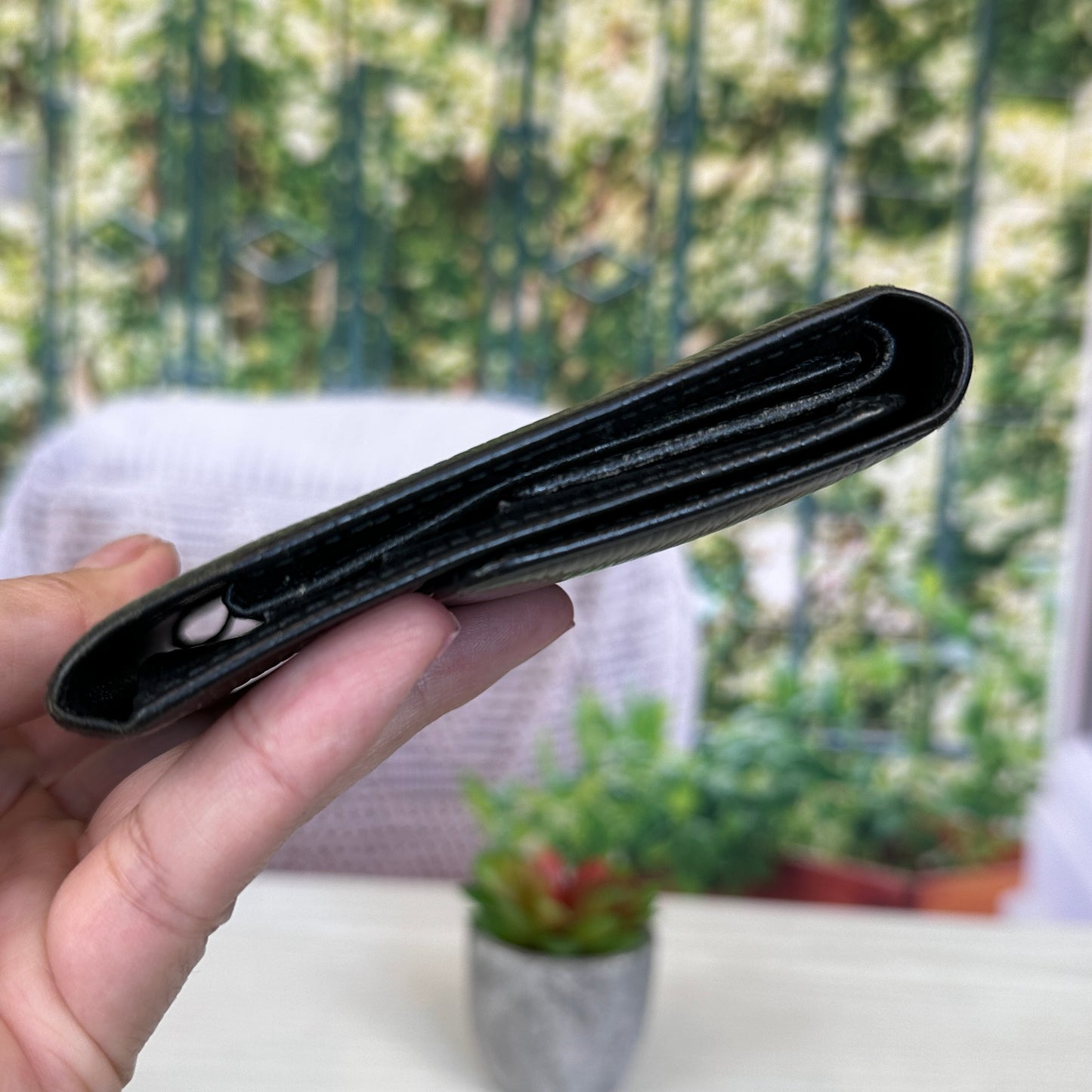 Louis Vuitton Black Epi Porte Tresor International Wallet