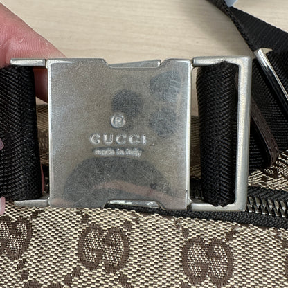 Gucci GG Original Canvas Belt Bag Dark brown