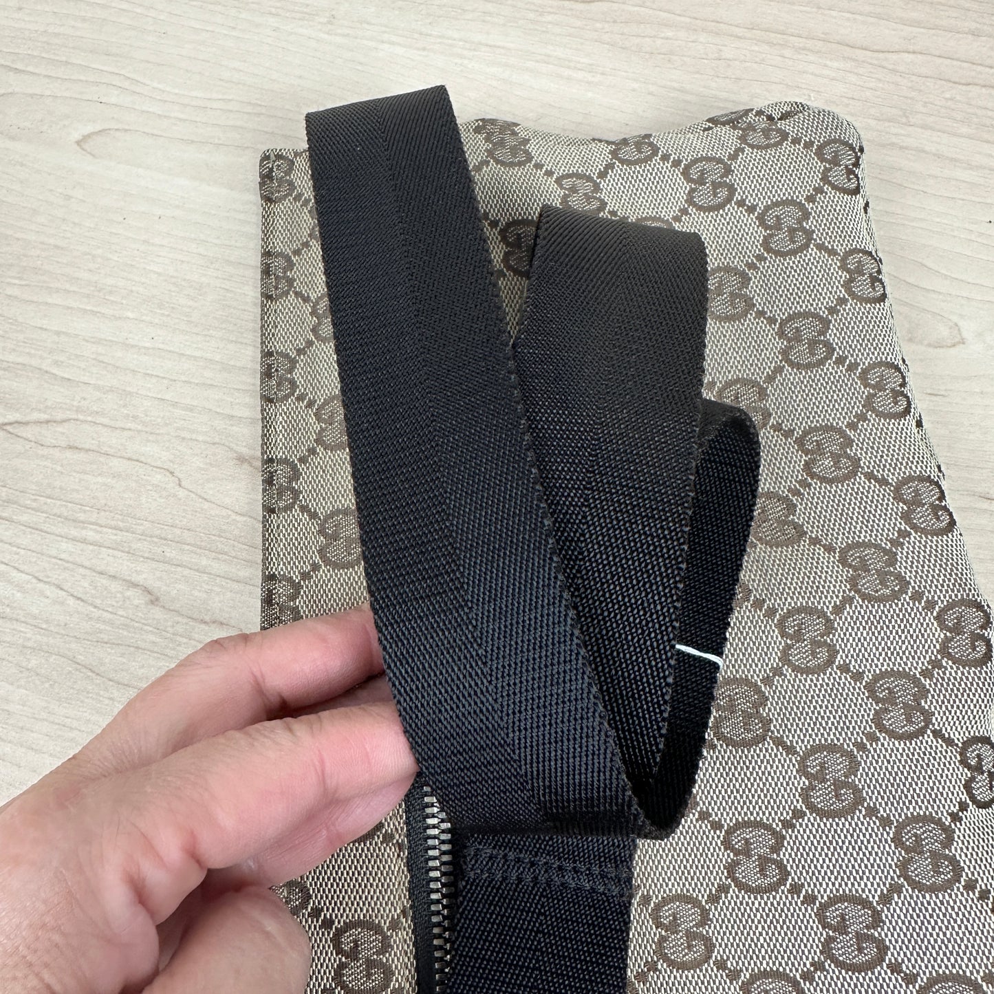 Gucci GG Original Canvas Belt Bag Dark brown