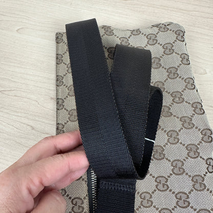 Gucci GG Original Canvas Belt Bag Dark brown