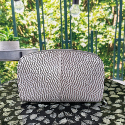 Louis Vuitton Lilac Epi Leather Demi-Lune Zip Wallet