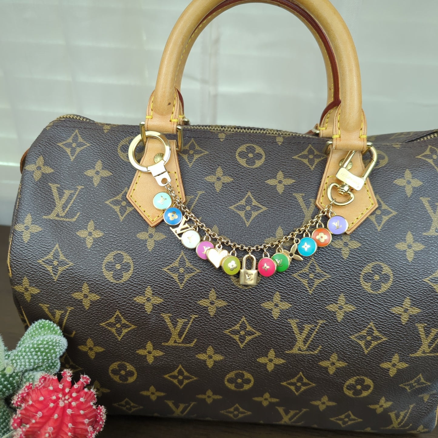 Multicolor Pastilles Bag Charm / Key Chain