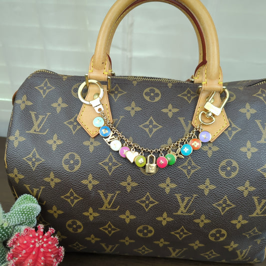 Multicolor Pastilles Bag Charm / Key Chain