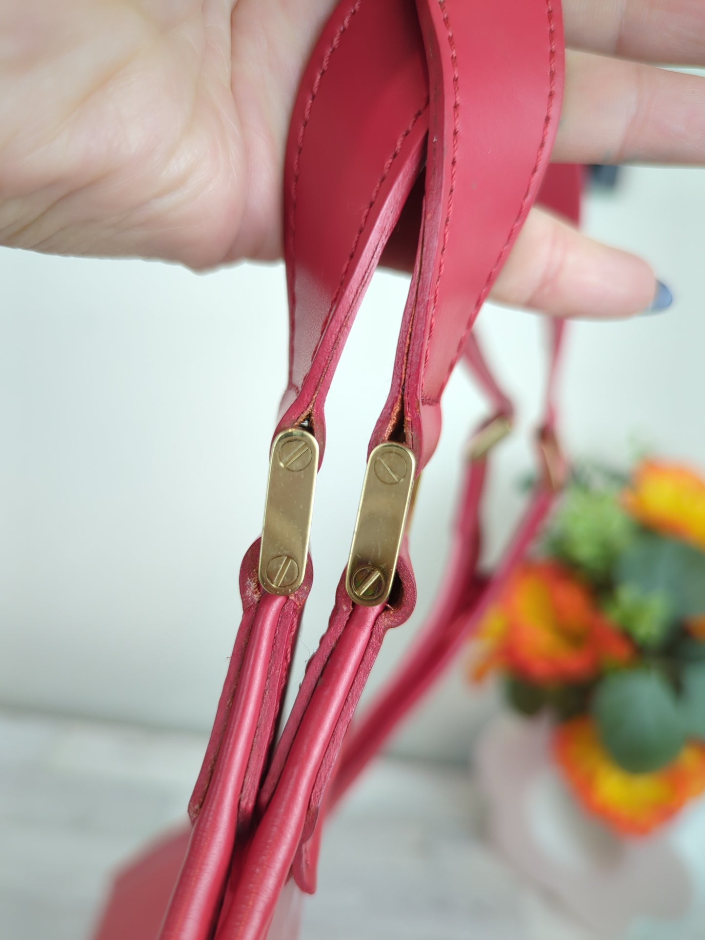 Louis Vuitton Epi Plage Baia Beach Grenadine Red