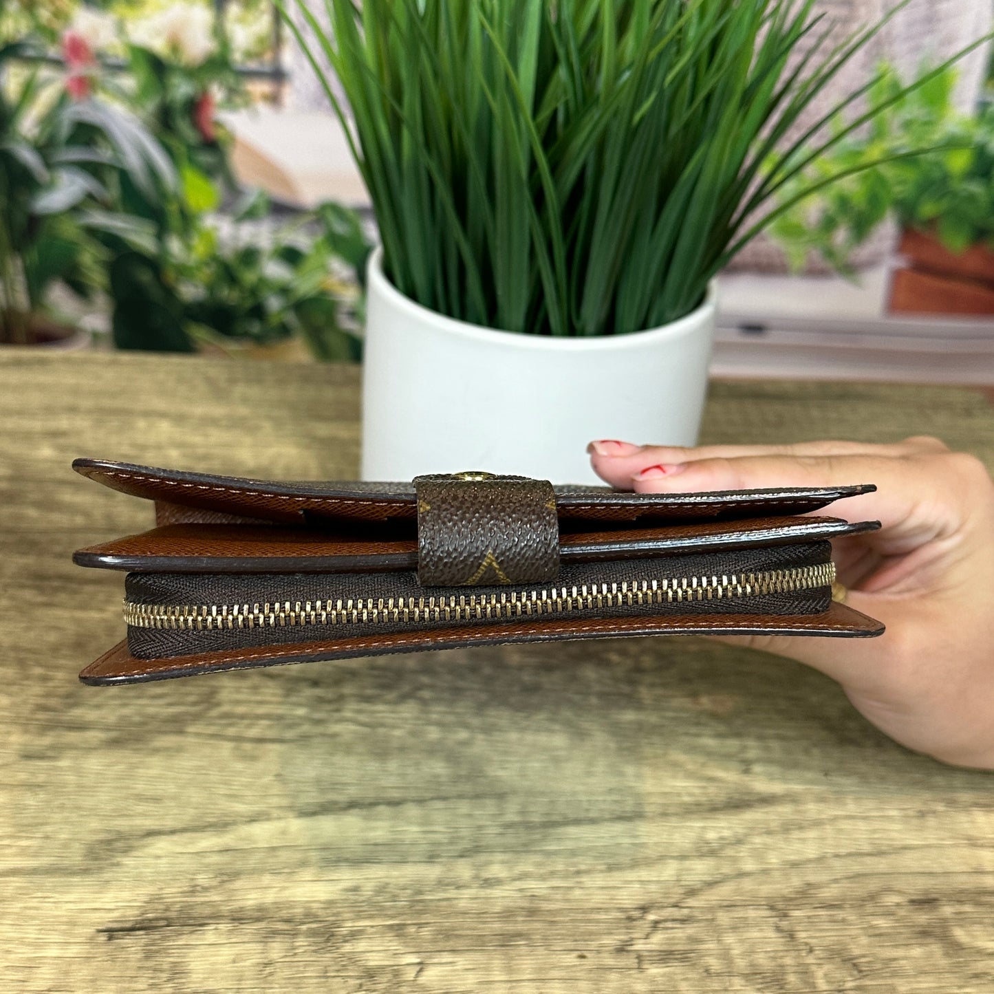 Louis Vuitton Monogram Porte Papiers Zippe Wallet