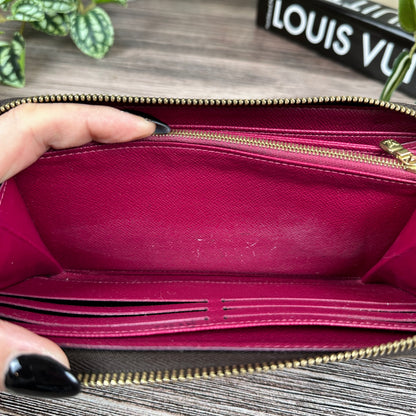 Louis Vuitton Monogram Zippy Wallet Fuchsia