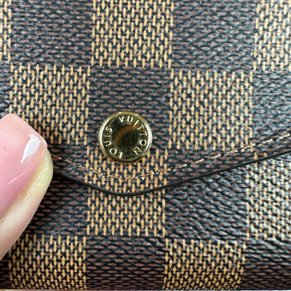 Louis Vuitton Damier Sarah Wallet New Model