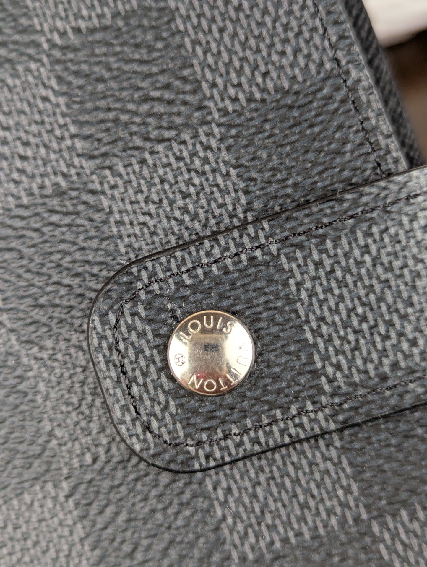 Damier Graphite Medium Ring Agenda