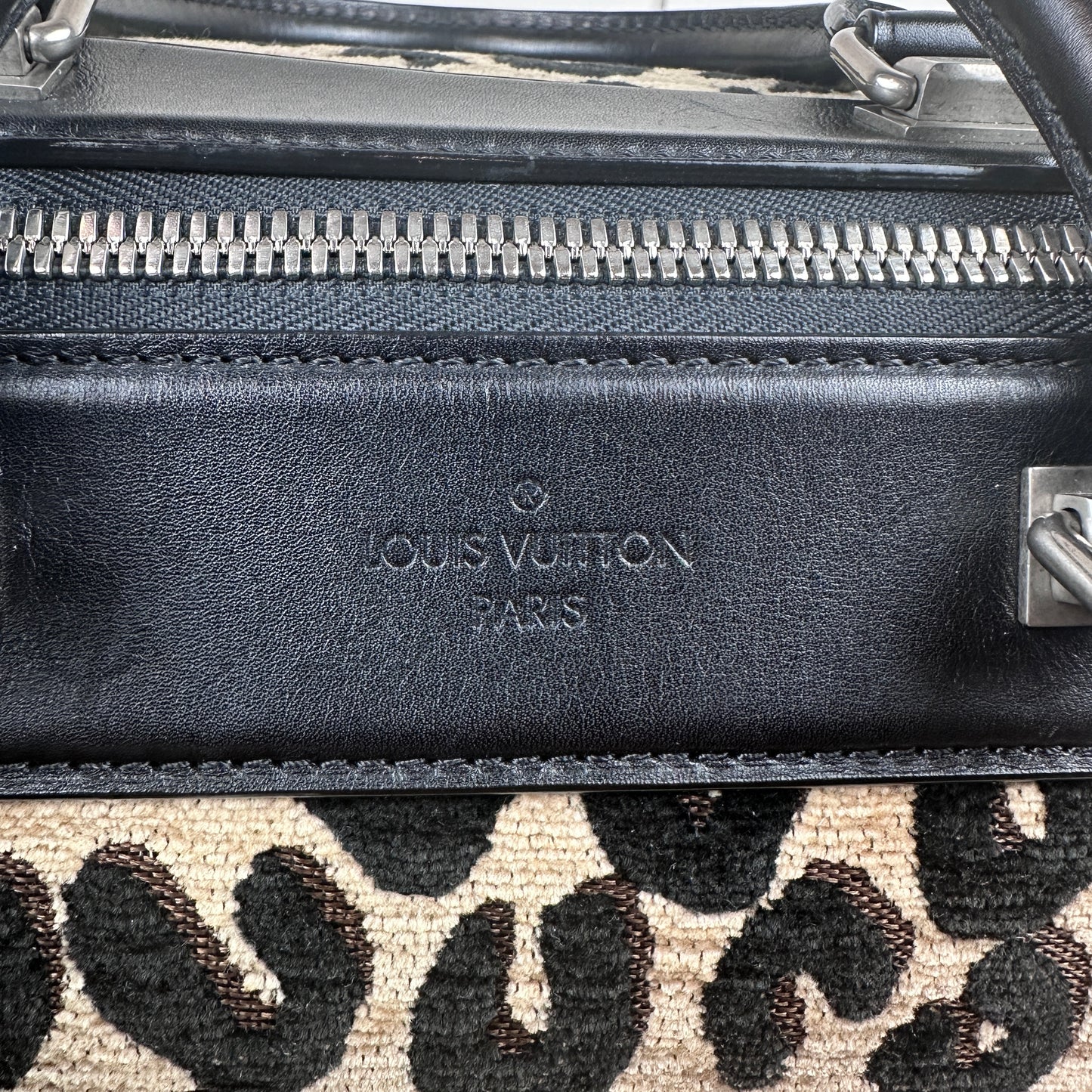 Louis Vuitton Limited Edition Stephen Sprouse Jacquard Velvet Leopard Print Speedy